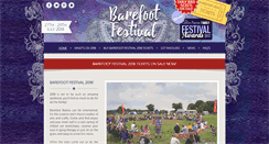 Desktop Screenshot of barefootfestival.com